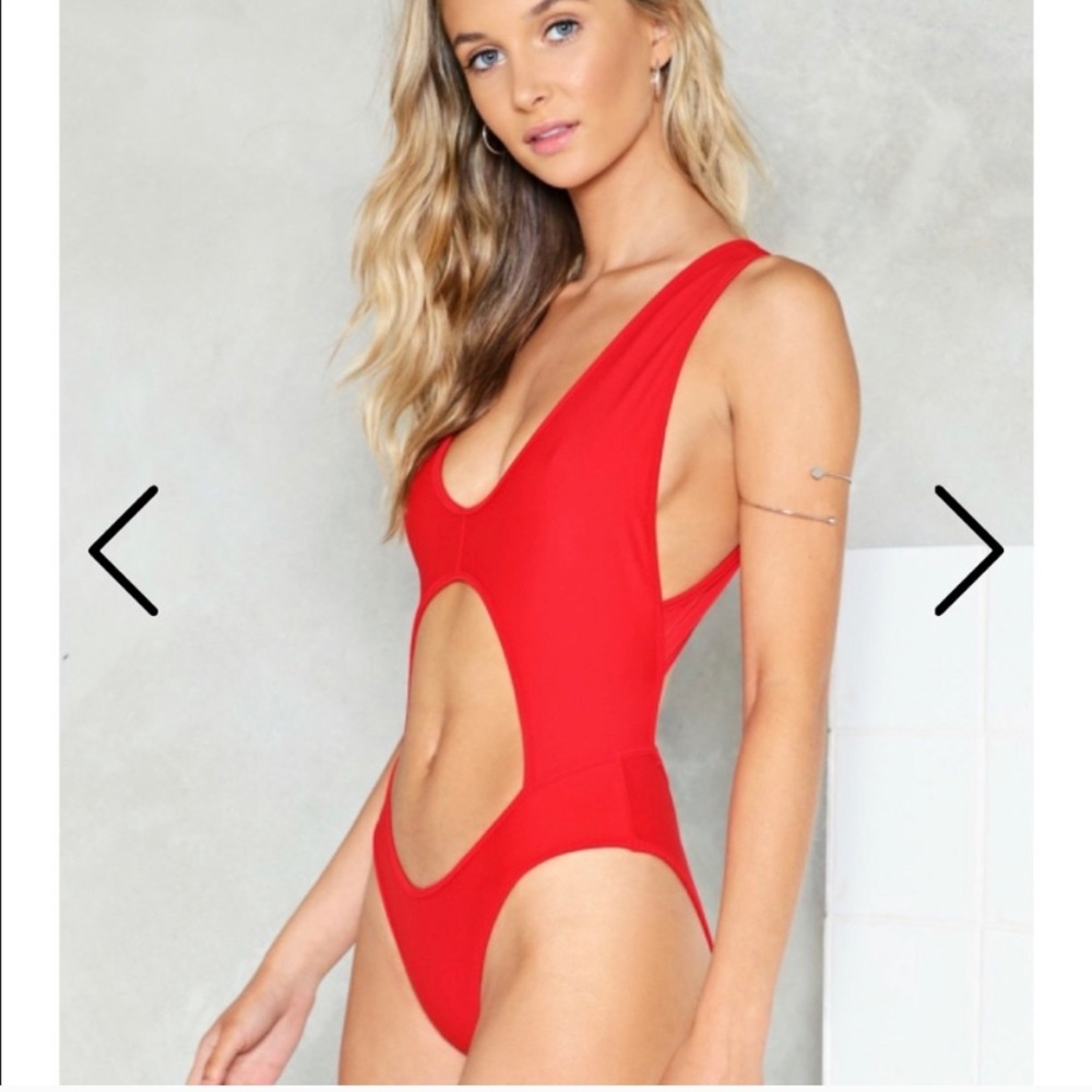 Cutest Cut-Out White One Piece 🤍
